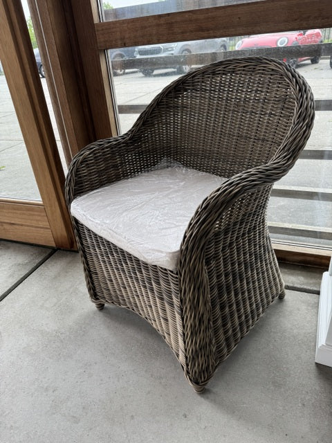 Gartenstuhl Rattan-Kunststoff,  Rattanstuhl für Garten