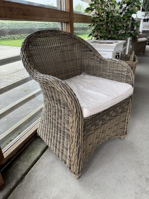 Gartenstuhl Rattan-Kunststoff,  Rattanstuhl für Garten