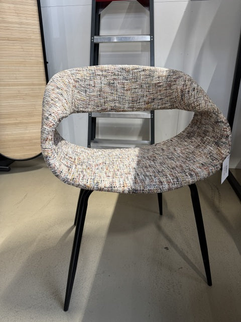 Stuhl Multicolor, gepolsterter Stuhl taupe