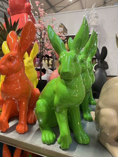 Osterhase grün, Deko-Hase grün, Hase grün, Höhe 60 cm