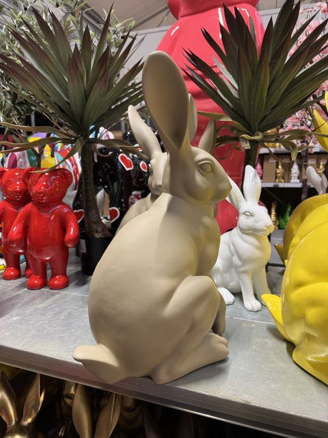 Osterhase orange, Deko-Hase orange, Hase orange, Höhe 60 cm