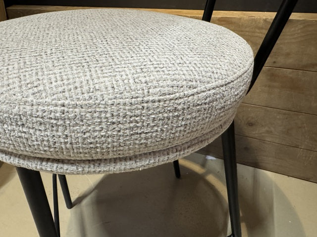 Barstuhl creme, Barstuhl creme-weiß, Sitzhöhe 65 cm