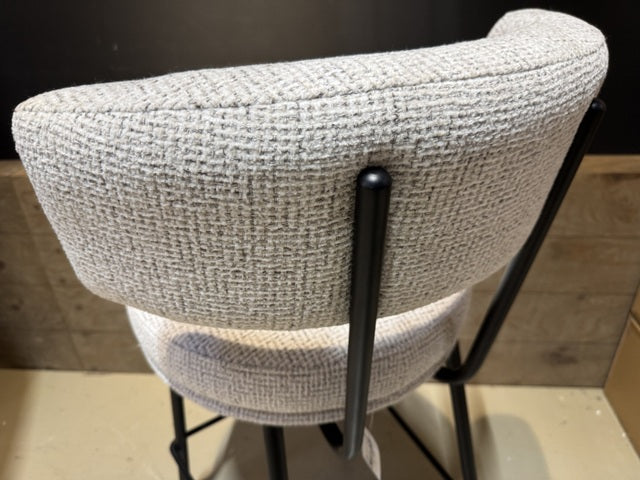 Barstuhl creme, Barstuhl creme-weiß, Sitzhöhe 65 cm