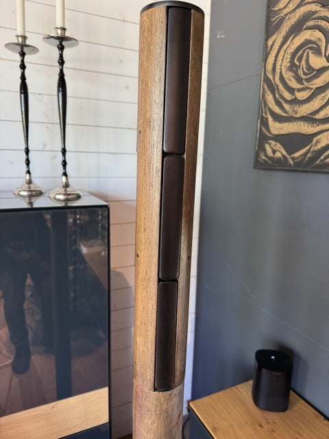 Garderobenständer Walnuss schwarz, Kleiderständer Walnuss