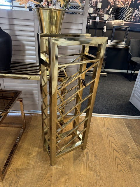 Weinregal Gold, Flaschenregal Metall Gold