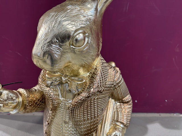 Osterhase Gold XXL, Deko-Hase Gold, Hase XXL Gold, Höhe 100 cm