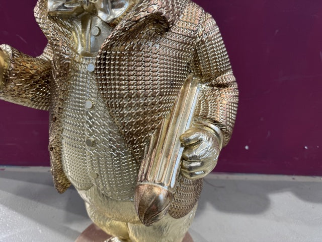 Osterhase Gold XXL, Deko-Hase Gold, Hase XXL Gold, Höhe 100 cm