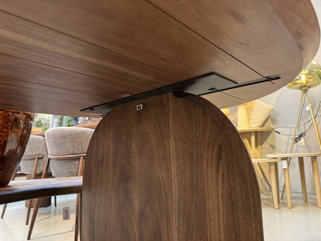 Esstisch braun Holz Akazie, Tisch braun Holz, Länge 220 cm