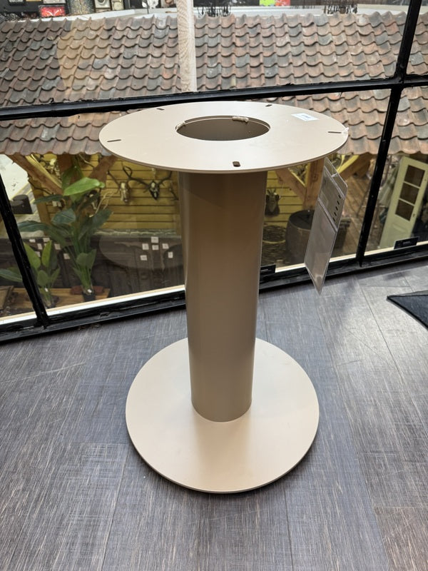 Tischfuß rund taupe, Tischgestell rund taupe, Durchmesser 50 cm