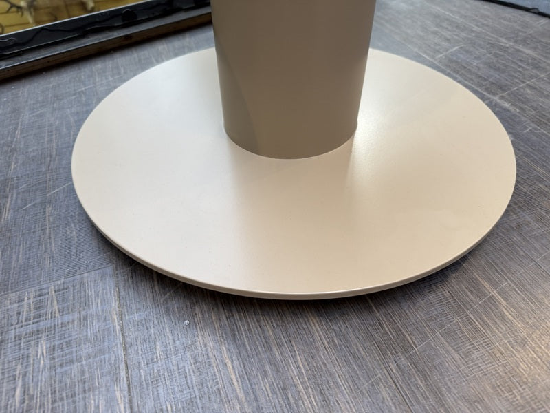 Tischfuß rund taupe, Tischgestell rund taupe, Durchmesser 50 cm