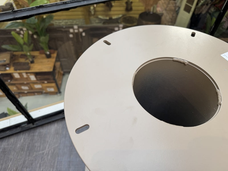 Tischfuß rund taupe, Tischgestell rund taupe, Durchmesser 50 cm