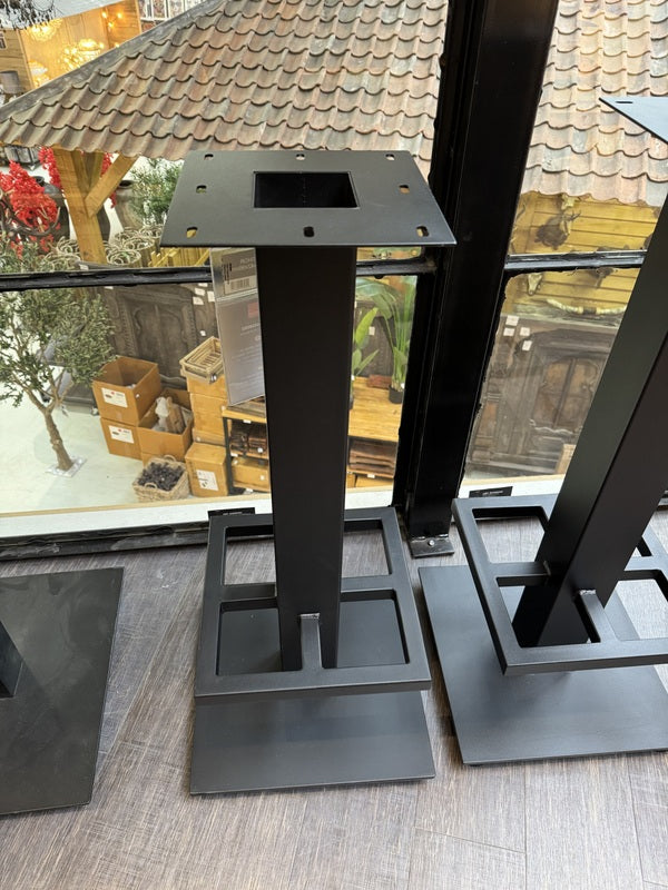 Bartischfuß schwarz, Bartischgestell schwarz, Höhe 96 cm