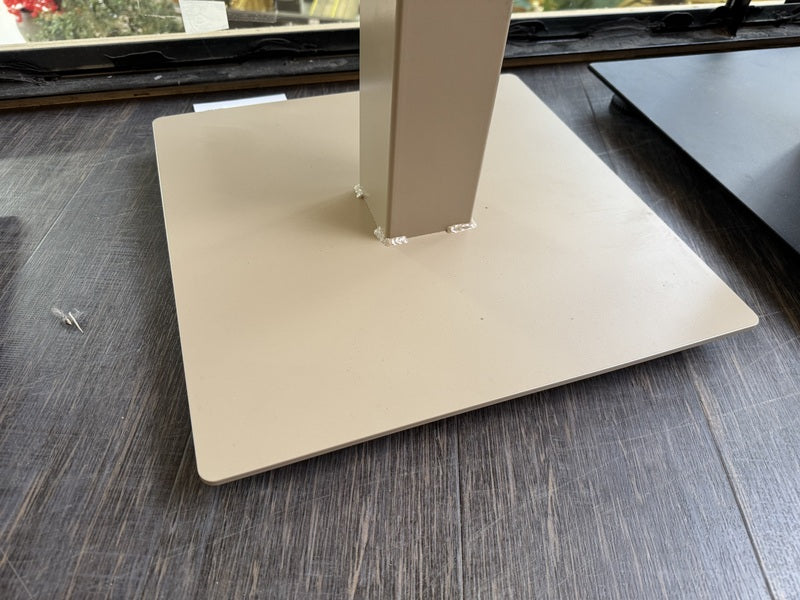 Bistrotischfuß taupe, Tischgestell taupe, Höhe 72 cm