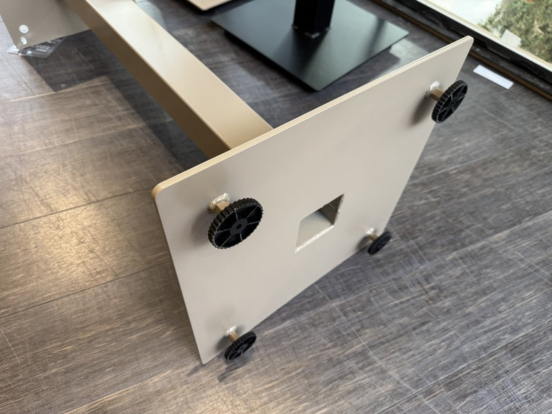 Bistrotischfuß taupe, Tischgestell taupe, Höhe 72 cm