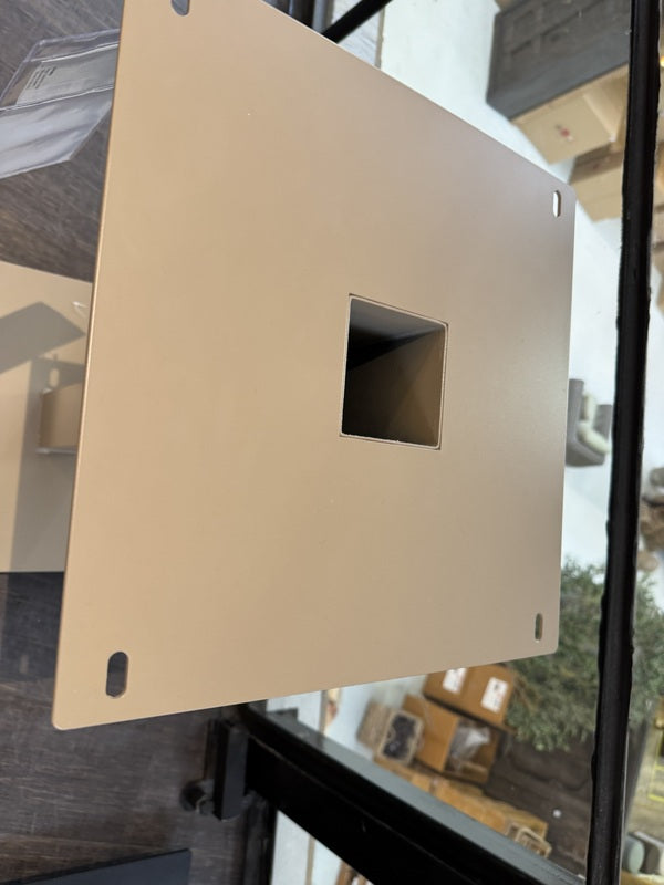 Bistrotischfuß taupe, Tischgestell taupe, Höhe 72 cm