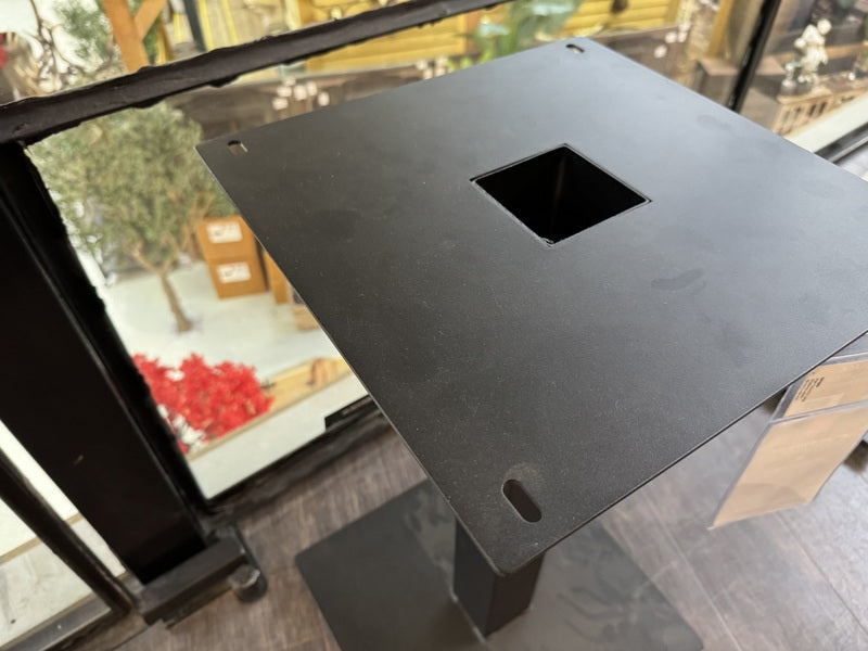 Bistrotischfuß schwarz, Tischgestell schwarz, Höhe 72 cm