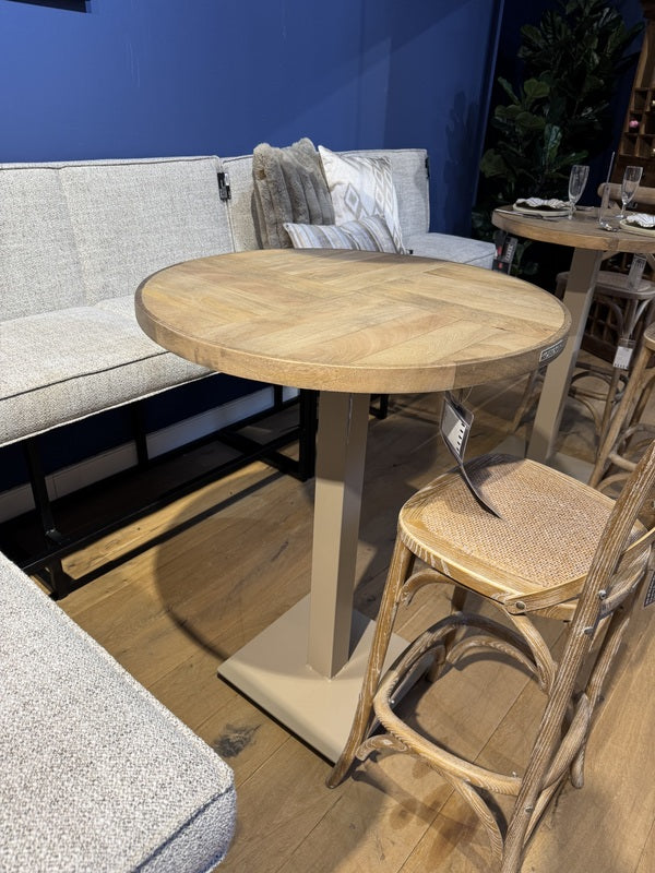 Batischfuß taupe, Bar-Tischgestell taupe, Höhe 101 cm