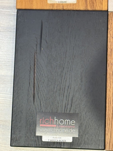 Esstisch massiv Eiche, Tisch Industriedesign Gestell aus Metall, Tisch Eiche massiv, Maße 300 x 100 cm