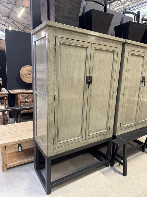 China Schrank, Kleiderschrank grün, Schrank grün, Breite 110 cm