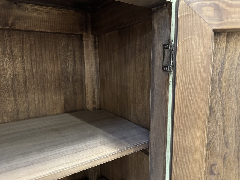 China Schrank, Kleiderschrank grün, Schrank grün, Breite 110 cm