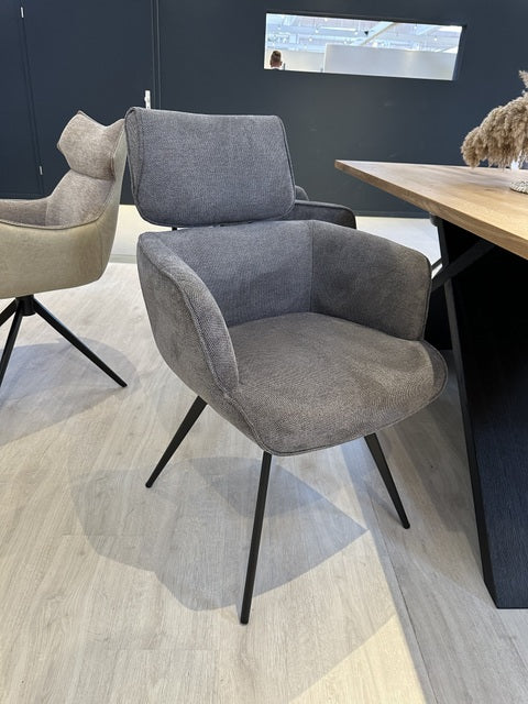 Stuhl grau drehbar, Esszimmerstuhl drehbar grau