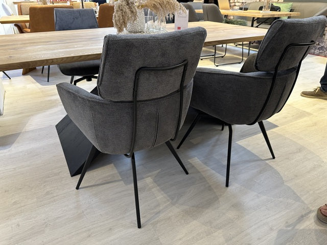 Stuhl grau drehbar, Esszimmerstuhl drehbar grau