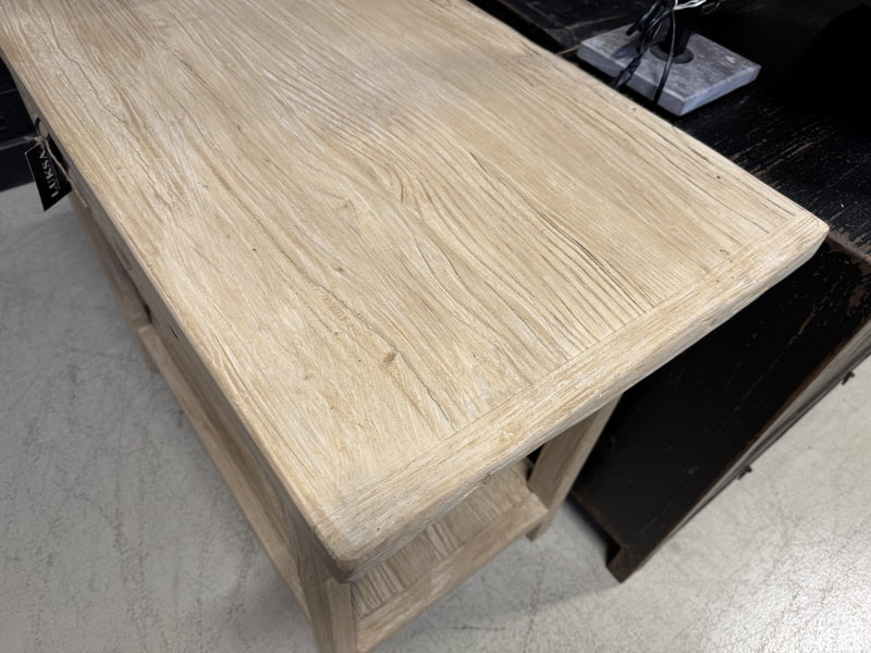 Konsole Altholz Natur-grau, Konsole mit Schubladen Altholz, Breite 100 cm