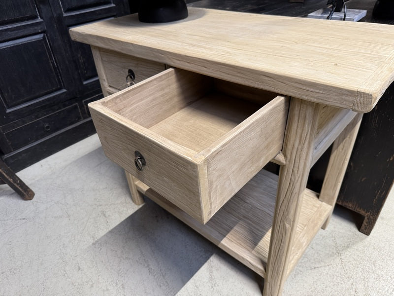 Konsole Altholz Natur-grau, Konsole mit Schubladen Altholz, Breite 100 cm