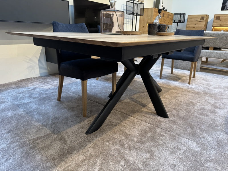 Esstisch ausziehbar Eiche massiv, Tisch ausziehbar Eiche,, ausziehbarer Tisch Eiche, Länge 180-265 cm