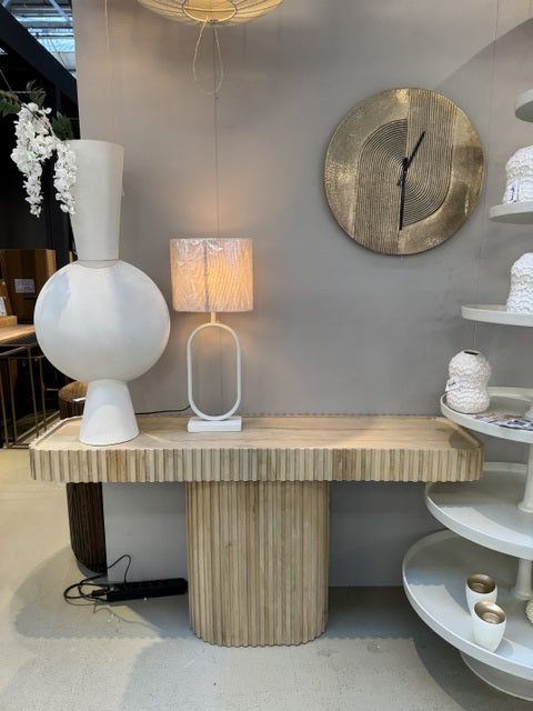 Couchtisch Naturholz, Wandtisch Naturholz, Breite 120 cm