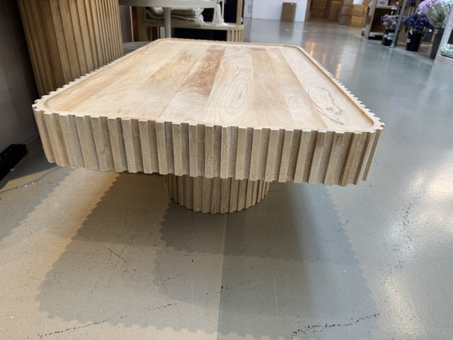 Couchtisch Naturholz, Wandtisch Naturholz, Breite 120 cm