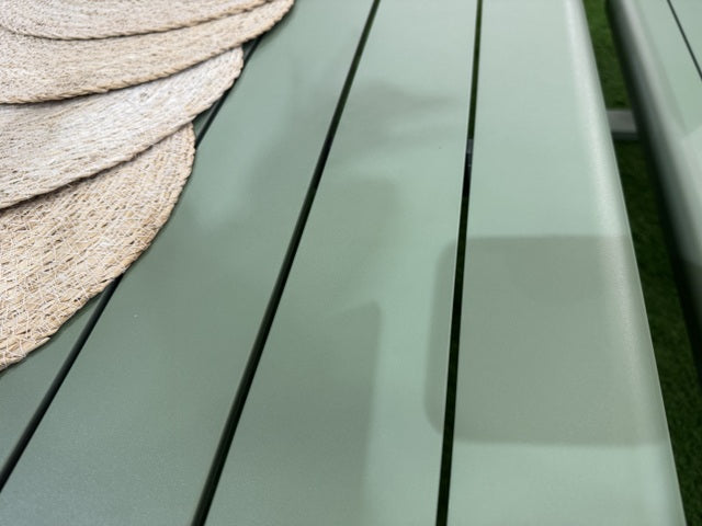 Picknick-Sitzgruppe grün, Picknicktisch