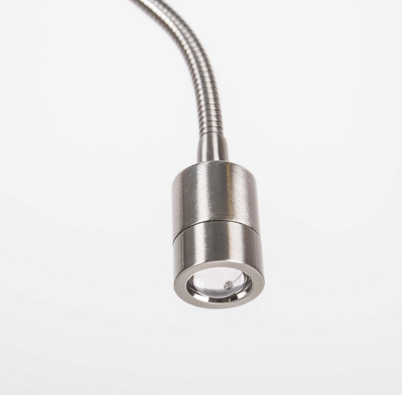 Stehleuchte mit LED-Leselampe,  Lampenschirm in Farbe Pink