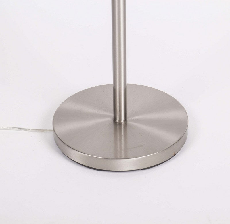 Stehleuchte mit LED-Leselampe,  Lampenschirm in Farbe Türkis-Blau