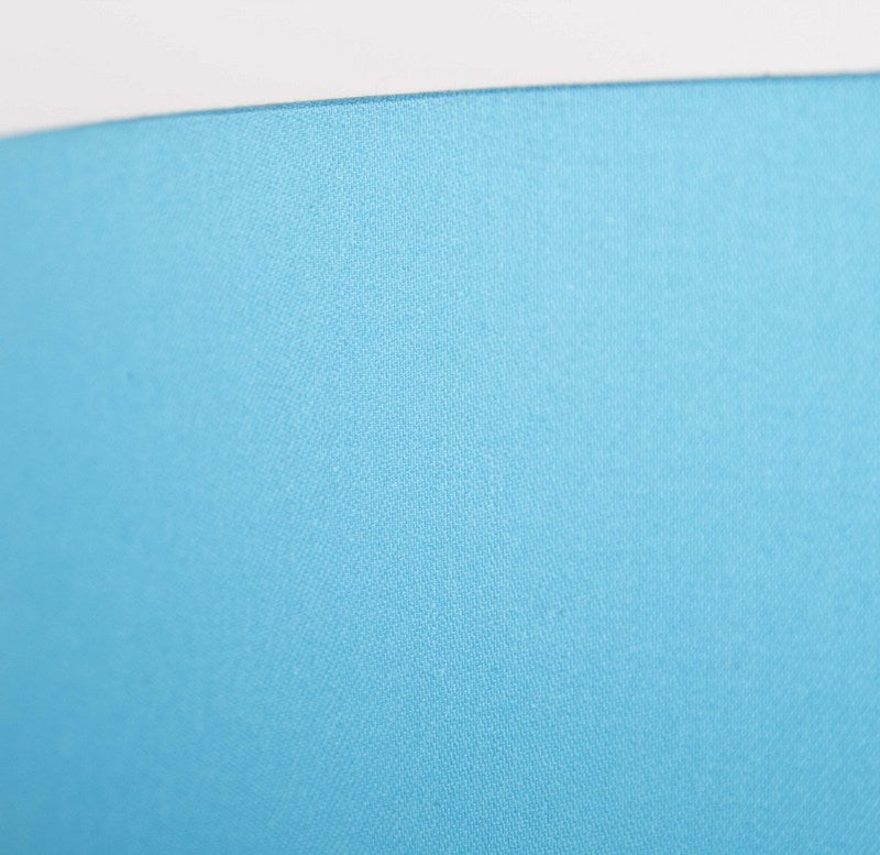 Stehleuchte mit LED-Leselampe,  Lampenschirm in Farbe Türkis-Blau