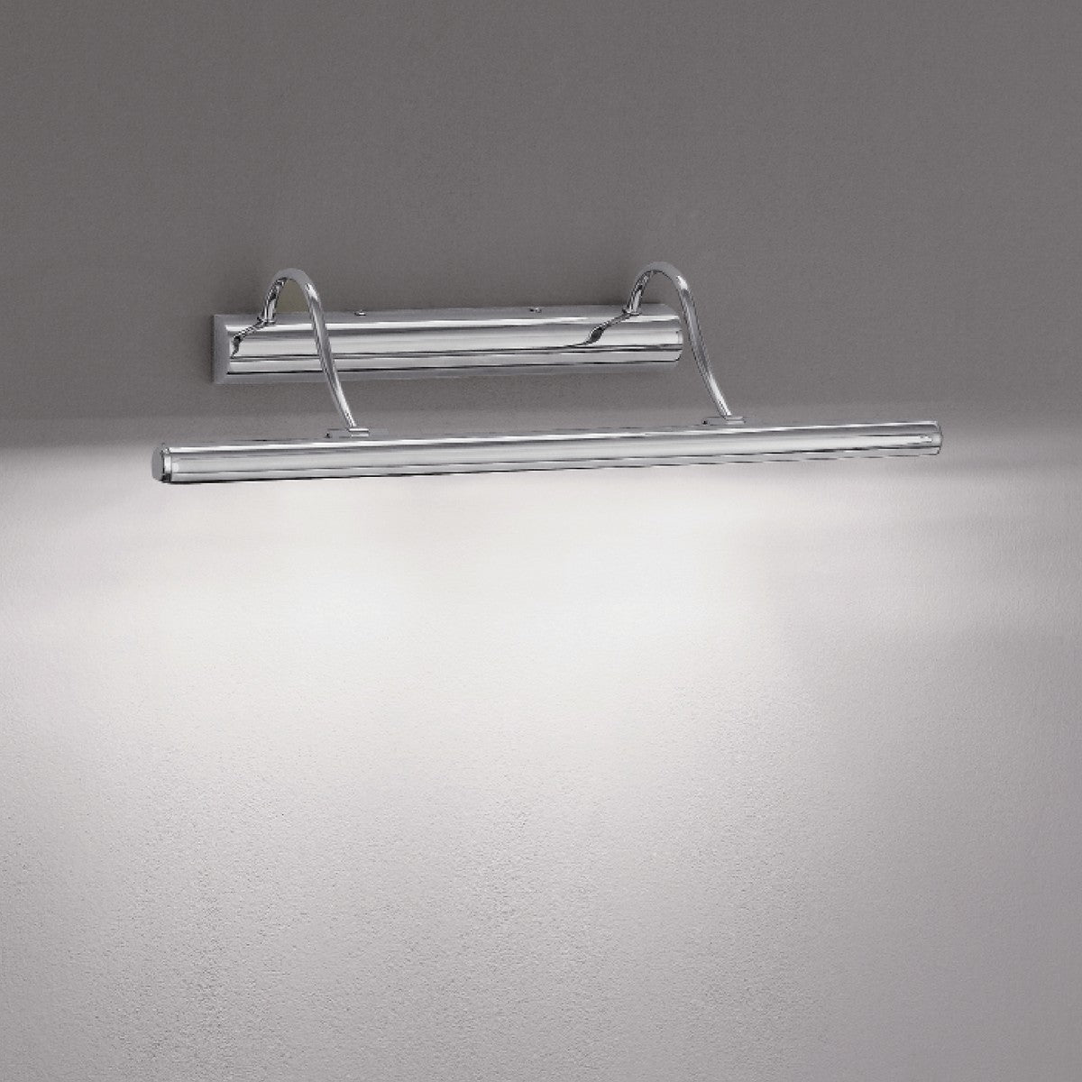 Wandleuchte Metall chrom