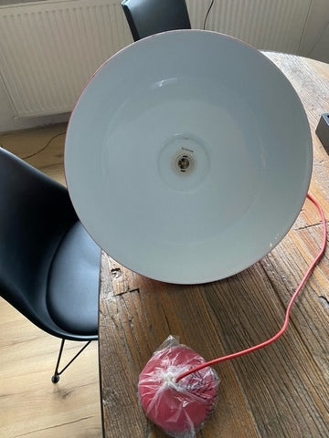 Pendelleuchte Metall, Hängelampe Industriedesign, Durchmesser 46 cm