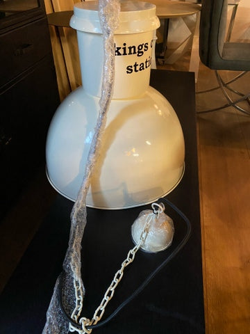 Pendelleuchte Metall, Hängelampe Industriedesign, Durchmesser 60 cm