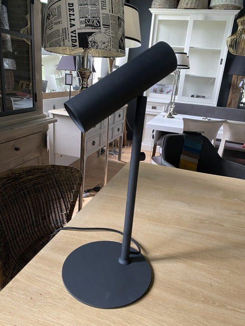 Tischlampe schwarz, moderne Tischleuchte schwarz