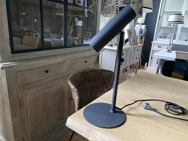 Tischlampe schwarz, moderne Tischleuchte schwarz