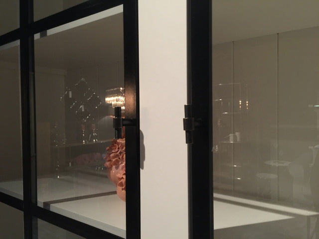 Buffetschrank weiß, Vitrine weiß Massivholz, Geschirrschrank weiß Landhaus, Breite 160 cm