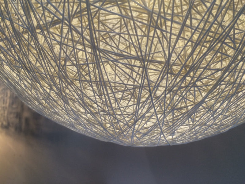 Hängeleuchte weiß, Pendelleuchte weiß, Ø 30 cm