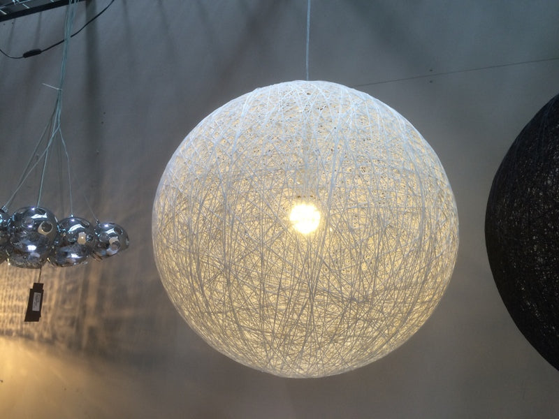 Hängeleuchte weiß, Pendelleuchte weiß, Ø 30 cm