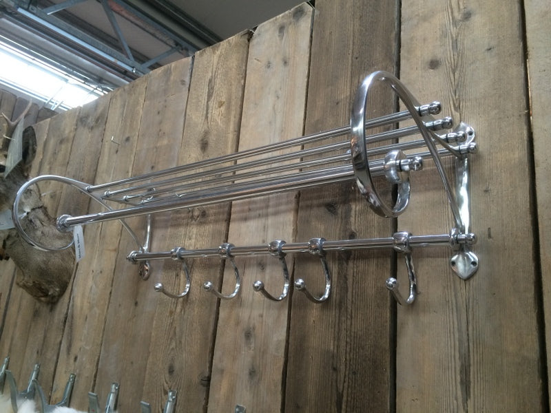 Garderobe Aluminium im Landhausstil, Garderobe Farbe Silber