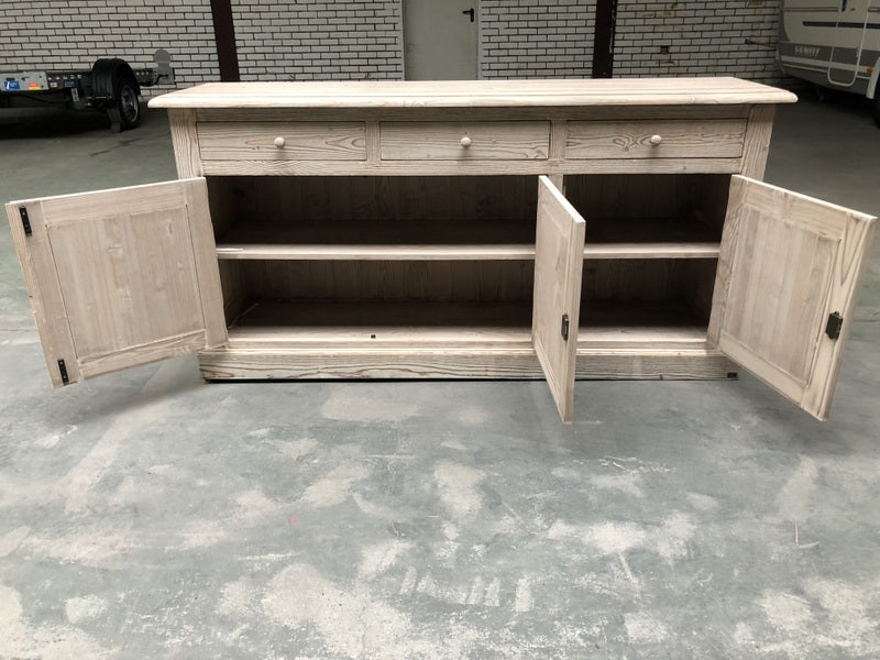 Sideboard Holz Landhaus, Anrichte Massivholz Landhausstil, Breite 181 cm