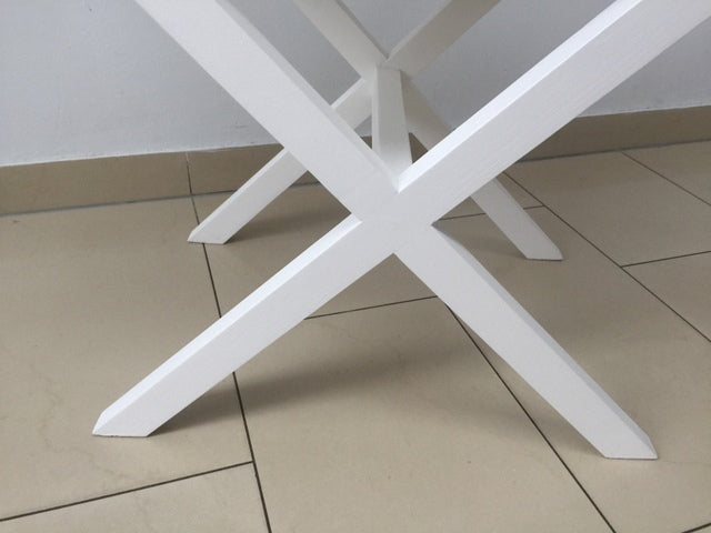 Nachttisch weiß, Beistelltisch weiß Landhausstil, Beistelltisch Holz, Maße 55 x 45 cm