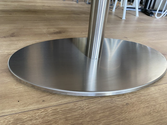 Couchtisch oval weiß, ovaler Tisch weiß, Loungetisch oval weiß, Länge 120 cm