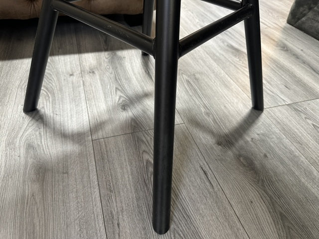 Barstuhl Chesterfield, Barstuhl drehbar grün, Sitzhöhe 65 cm