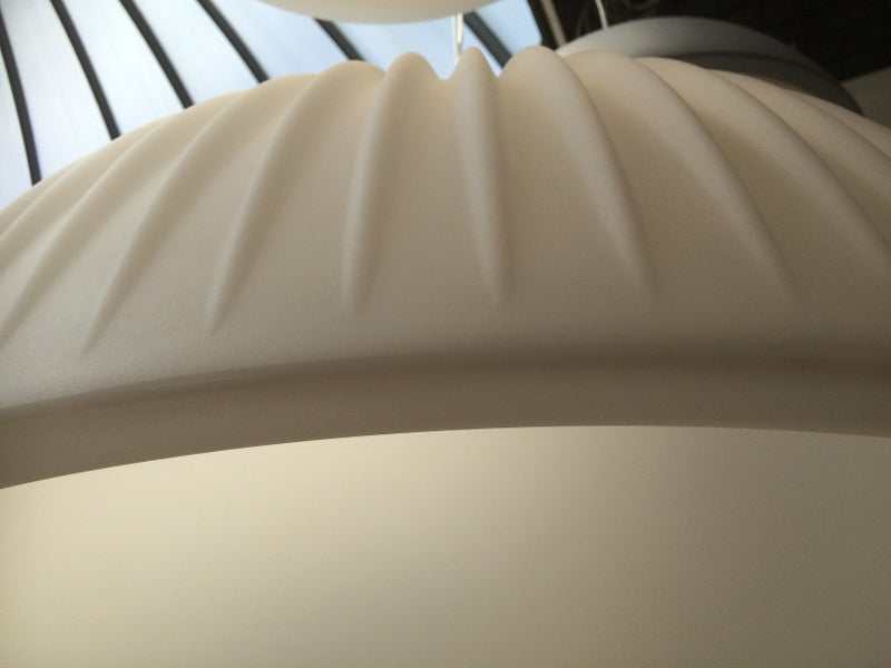 Pendelleuchte Kunststoff, Farbe Weiß, Durchmesser 90 cm