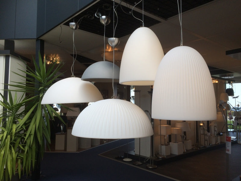 Pendelleuchte Kunststoff, Farbe Weiß, Durchmesser 90 cm